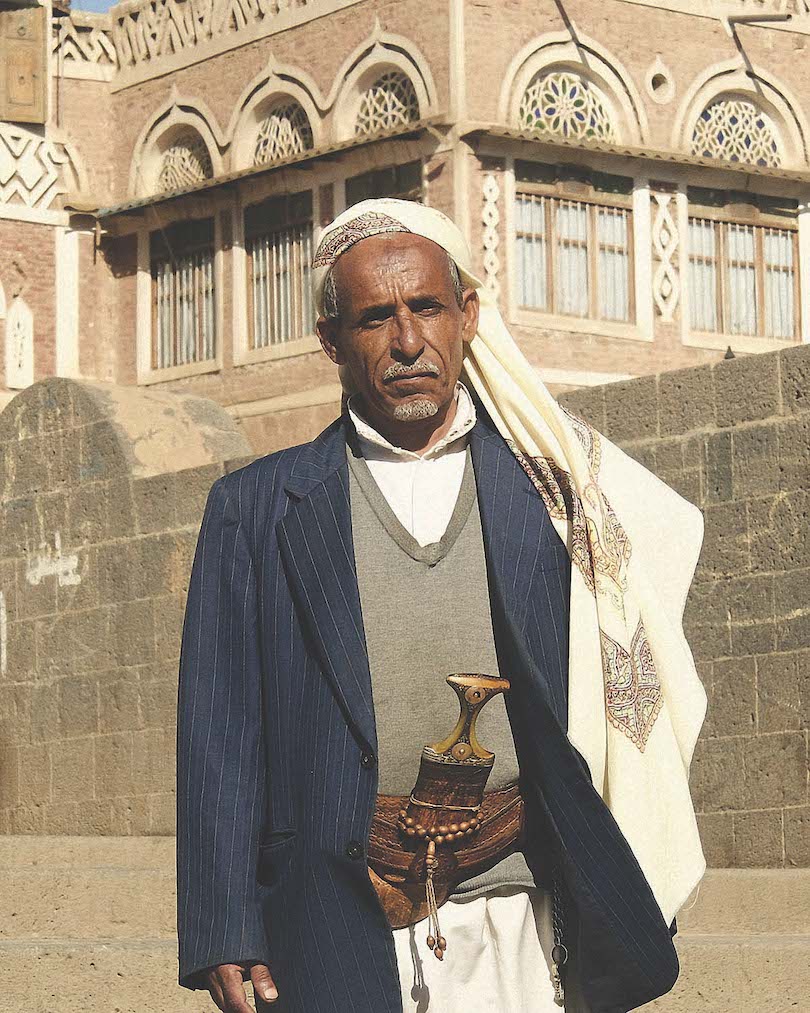 Yemeni man in traditional dress (from page 268, The Long Way Back)